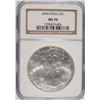 Image 1 : 2004 AMERICAN SILVER EAGLE, NGC MS-70