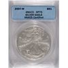 Image 1 : 2007-W AMERICAN SILVER EAGLE, ANACS SP-70