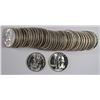 Image 1 : ORIGINAL GEM BU ROLL OF 1956 WASHINGTON QUARTERS