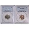 Image 1 : 2 JEFFERSON NICKELS 1939 REV. OF 40, & 47-D PCGS MS-65