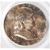 Image 2 : 1956 FRANKLIN HALF DOLLAR, PCGS MS-65 FBL COLOR ON OBVERSE