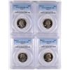 Image 1 : (4) WASHINGTON QUARTERS ALL PCGS PR-69 DCAM 79-S T-1, & T-2, 81-S T-1, T-2