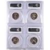 Image 2 : (4) WASHINGTON QUARTERS ALL PCGS PR-69 DCAM 79-S T-1, & T-2, 81-S T-1, T-2