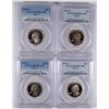 Image 1 : (2) 1979-S T-1, & (2) T-2 WASHINGTON QUARTERS PCGS PR-69 DCAM