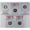 Image 1 : (5) 1999-S STATE QUARTERS PCGS PR-69 DCAM