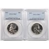 Image 1 : ( 2 ) 1963 FRANKLIN HALF DOLLARS, PCGS PROOF-67