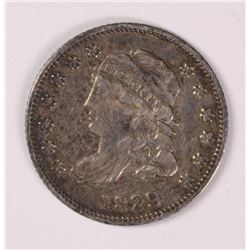 1829 BUST HALF DIME XF