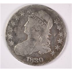 1830 BUST HALF GOOD