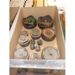 KNOCK OUT CUTTERS 13 SETS VARIOUS SIZES