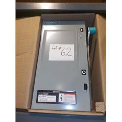 SIEMENS INDUSTRIAL DUTY SWITCH 30AMP, 600V, 3 POLE