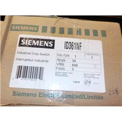 SIEMENS INDUSTRIAL DUTY SWITCH