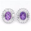 Image 1 : Natural Amethyst Earrings