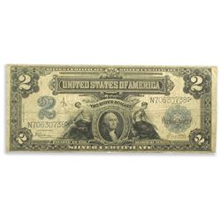 1899 $2.00 Silver Certificate VG