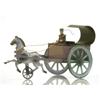 Image 1 : Hästdragen vagn, handmålad plåt, L 30, senare inredning. SEK 1.000-1.200...