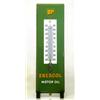 Image 1 : Termometer (fungerar ej) på emaljskylt, BP Energol Motor Oil, 63x20, något sliten. SEK 1.000-1.20...