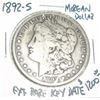 Image 1 : 1892-S *EXTREMELY RARE KEY DATE* SILVER MORGAN DOLLAR DOLLAR RED BOOK VALUE $1200.00+ *NICE EARLY SI