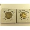 Image 2 : LOT OF 3-1977 CANADIAN 1/4OZ 24KT GOLD COINS