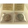 Image 2 : 1946 & 1950 CANADA SILVER DOLLAR $1 COIN ICCS GRADED AU 55 & MS 60