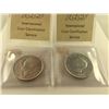 Image 2 : 1946 & 1950 CANADA SILVER DOLLAR $1 COIN ICCS GRADED AU 55 & MS 60