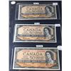 Image 2 : 1954 $50 (X5) CANADIAN BANK NOTES AH & BH