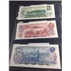 Image 2 : 1973 $1, $2 &$5 LOW SERIAL NUMBER 44, CANADIAN BANK NOTES