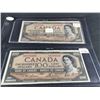 Image 2 : 1954 $100 (X4) CANADIAN BANK NOTES