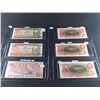 Image 1 : 1975 $100 (X2) 1973 $50 (X3 MUSICAL RIDE) & 1988 $50 POKER HAND CANADIAN BANK NOTES