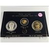 Image 2 : 1994 WAYNE GRETSKY COMMEMORATIVE PROOF SET INC. 1/4 OZ 24KT GOLD, 1OZ SILVER & BRONZE COING