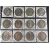 Image 2 : LOT OF 20 USA SILVER DOLLARS 1888-1902