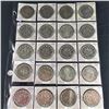 Image 1 : LOT OF 20 CANADIAN SILVER DOLLARS 1946-66
