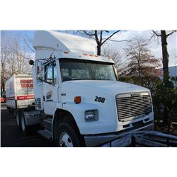 1995 FREIGHTLINER FL106, SEMI TRUCK, WHITE, VIN # 1FUY8HCB1SL591361