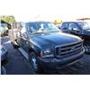 Image 2 : 2002 FORD F-350 XL SUPER DUTY, FLATDECK, GREEN, VIN # 1FDWX36X12EC77418