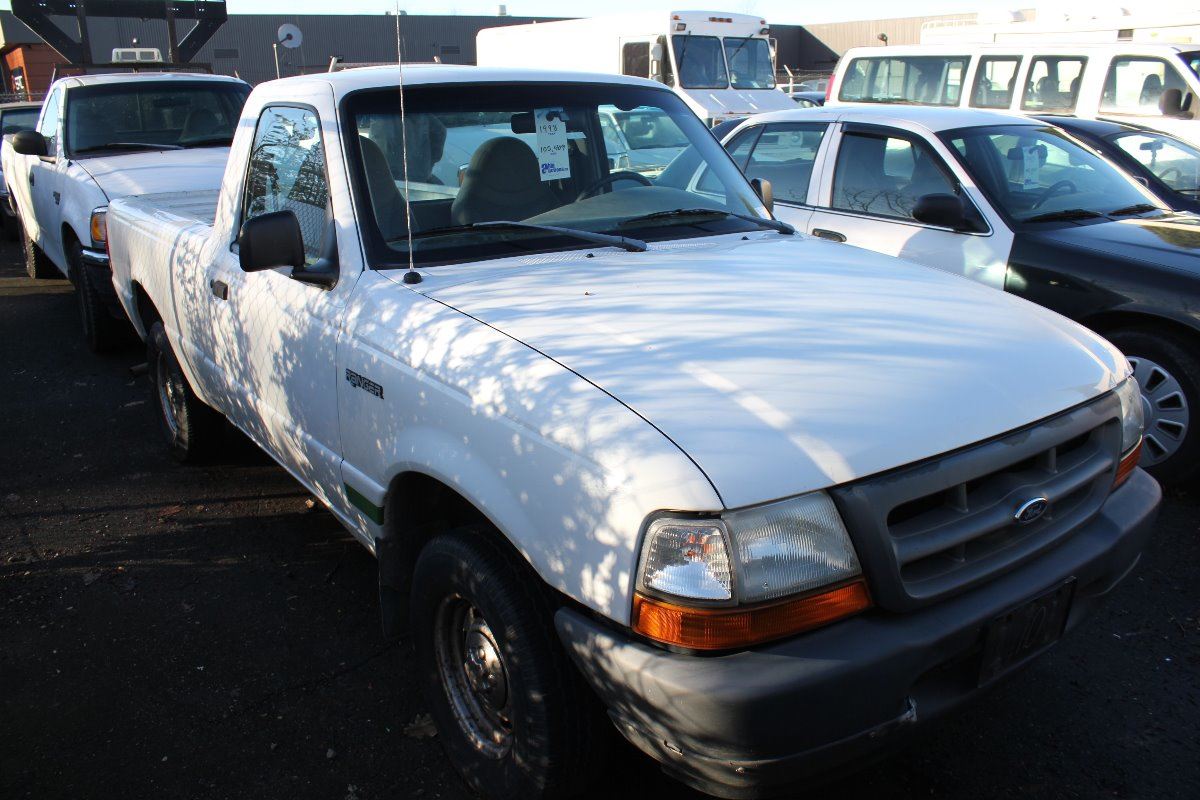 1998 FORD RANGER, 2 DOOR PU, WHITE, VIN # 1FTYR10CXWPA96244 - Able Auctions