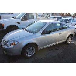 2007 CHEVROLET COBALT LS, 2 DOOR SEDAN, GREY, VIN # 1G1AJ15F377132281