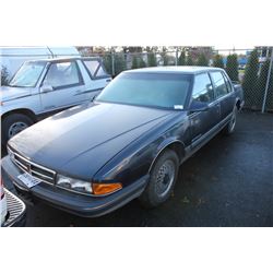 1989 PONTIAC BONNEVILLE, 4 DOOR SEDAN, BLUE, VIN # 1G2HX51C0K1204531