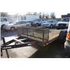 Image 2 : 2003 TRAILTECH L260 FLATDECK TRAILER, BLACK, VIN # 2CU123E9232014119