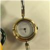 Image 2 : GUCCI LADIES WHITE GOLD PLATED BANGLE STYLE WRIST WATCH. HAS QUARTZ MOVEMENT THAT MAY NEED