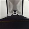 Image 3 : ONE 14KT WHITE GOLD LADIES SAPPHIRE AND DIAMOND RING. SET WITH ONE 2.05CT GIA CERTIFIED SAPPHIRE