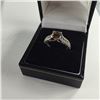 Image 1 : ONE 18KT WHITE GOLD, DESIGNER TACORI BRAND DIAMOND RING SET WITH 1.24CT FANCY YELLOWISH BROWN