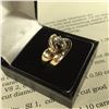 Image 2 : LADIES 14KT YELLOW GOLD & WHITE GOLD CUSTOM MADE DIAMOND SET  DRESS OR ENGAGEMENT RING CHANNEL SET
