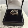 Image 1 : LADIES 10-14KT YELLOW GOLD & WHITE GOLD DIAMOND SET CUSTOM MADE DRESS OR ENGAGEMENT RING. SET WITH