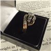 Image 2 : LADIES 10-14KT YELLOW GOLD & WHITE GOLD DIAMOND SET CUSTOM MADE DRESS OR ENGAGEMENT RING. SET WITH