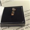 Image 2 : LADIES CUSTOM MADE 14KT YELLOW GOLD AND WHITE GOLD DIAMOND AND PINK TOURMALINE PINKIE OR DRESS