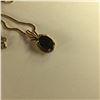 Image 2 : ONE 10KT YELLOW GOLD NATURAL AMMOLITE DOUBLET (KORITE) PENDANT SET WITH 1 OVAL SHAPED KORITE