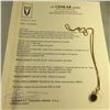 Image 3 : ONE 10KT YELLOW GOLD NATURAL AMMOLITE DOUBLET (KORITE) PENDANT SET WITH 1 OVAL SHAPED KORITE