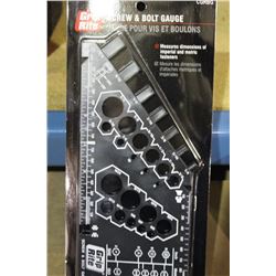 BOX OF GRIP RITE SCREW/BOLT GAUGES