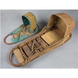 Two Apache Cradleboards