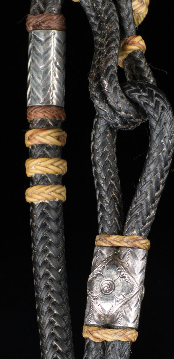 Luis B. Ortega Black Rawhide Presentation Reins