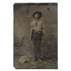 Real Cowboy Tintype
