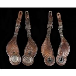 Two Pair of F.A. Meanea Spur Straps